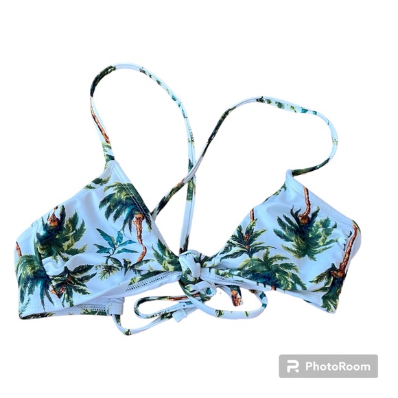 Xhilaration Swim Bikini Top Printed - Picture 1 of 4